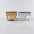 Gold Face Cream Acrylic Plastic Jar